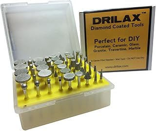 Drilax 50 Pieces Professional Quality Diamond...,