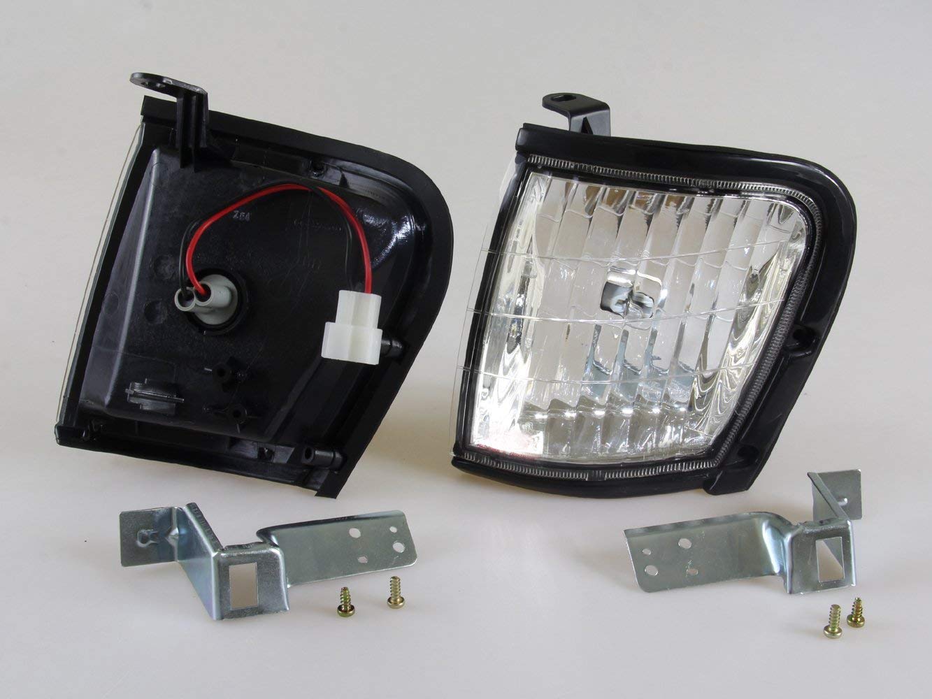 Clear Corner Lights New Pair LH/RH Fit 1999-2002 ISUZU TF TFR HOLDER RODEO VAUXHALL BRAVA