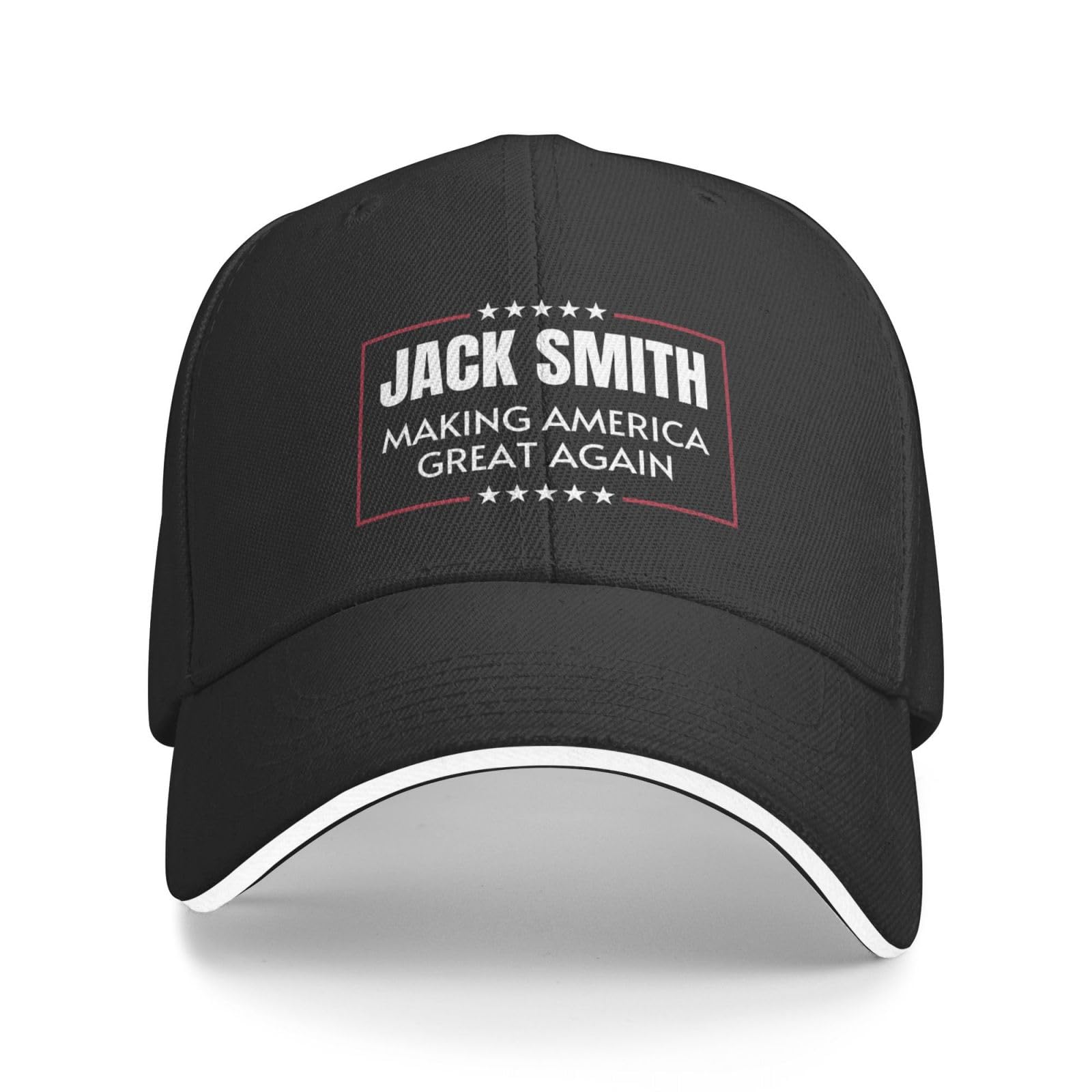 Jack-Smith Making America Great Again Hat for Men Women Let's Go Jack-Smith Hat Fuck Anti Trump for Prison Cap Black