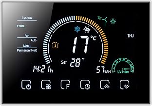Termostato Nest RS485 y Módbus Rtu Dispositivo inteligente Aire acondicionado central Termostato Controlador de temperatura de 3 velocidades de ventilador de ventilador ( Color : C , Size : 4P AND Mod