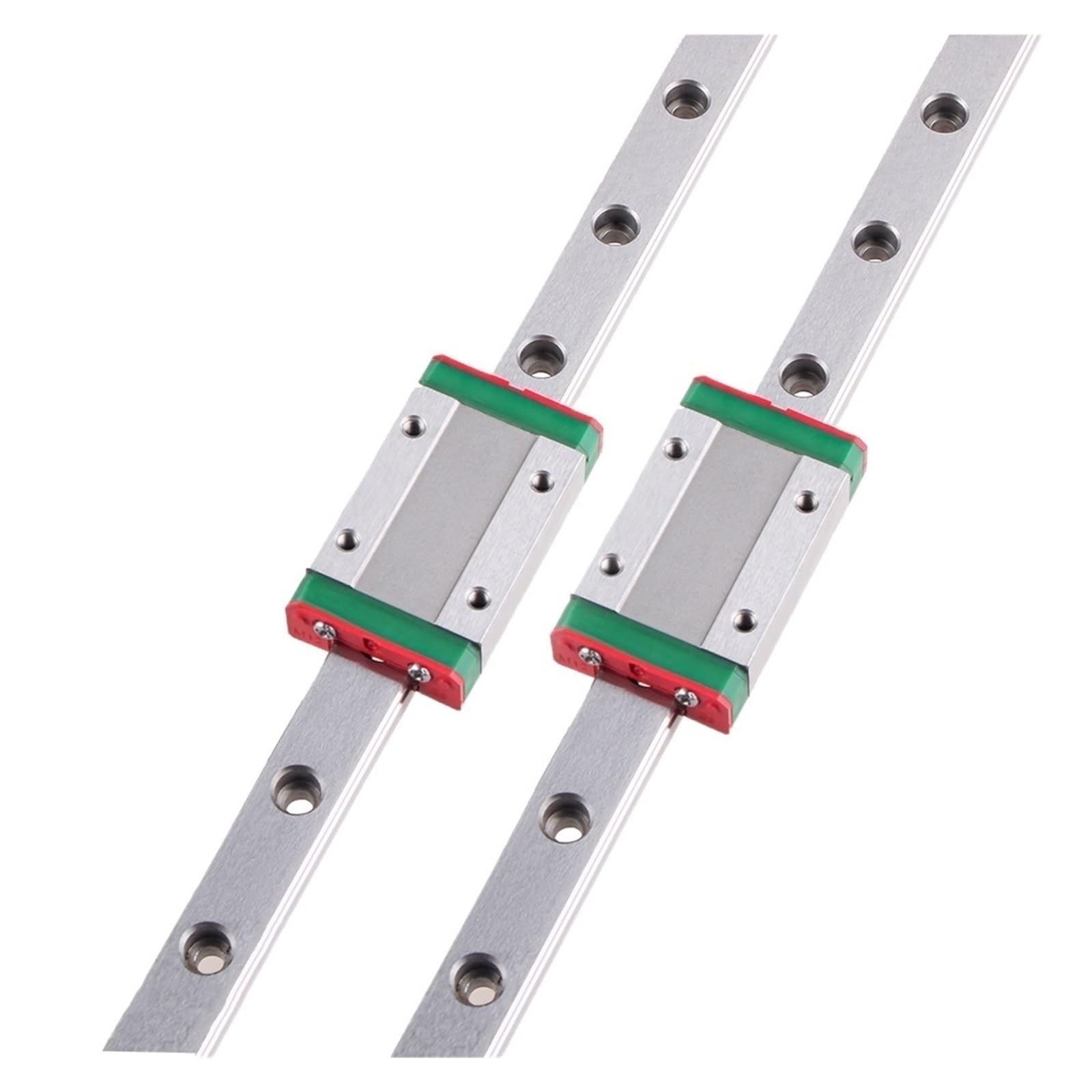 Linear Rail, Linear Sliding Gide 2pcs MGN12 Linear Rail Length 100mm-750mm Linear Guide MGN12H Blocks(Only 1 Block)
