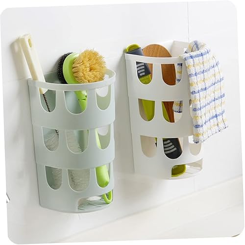 Miniatura 9 de Organizador de bolsas de cocina, dispensador de pañuelos, dispensador de bolsas de basura de plástico, accesorios de almacenamiento de cocina, bolsa