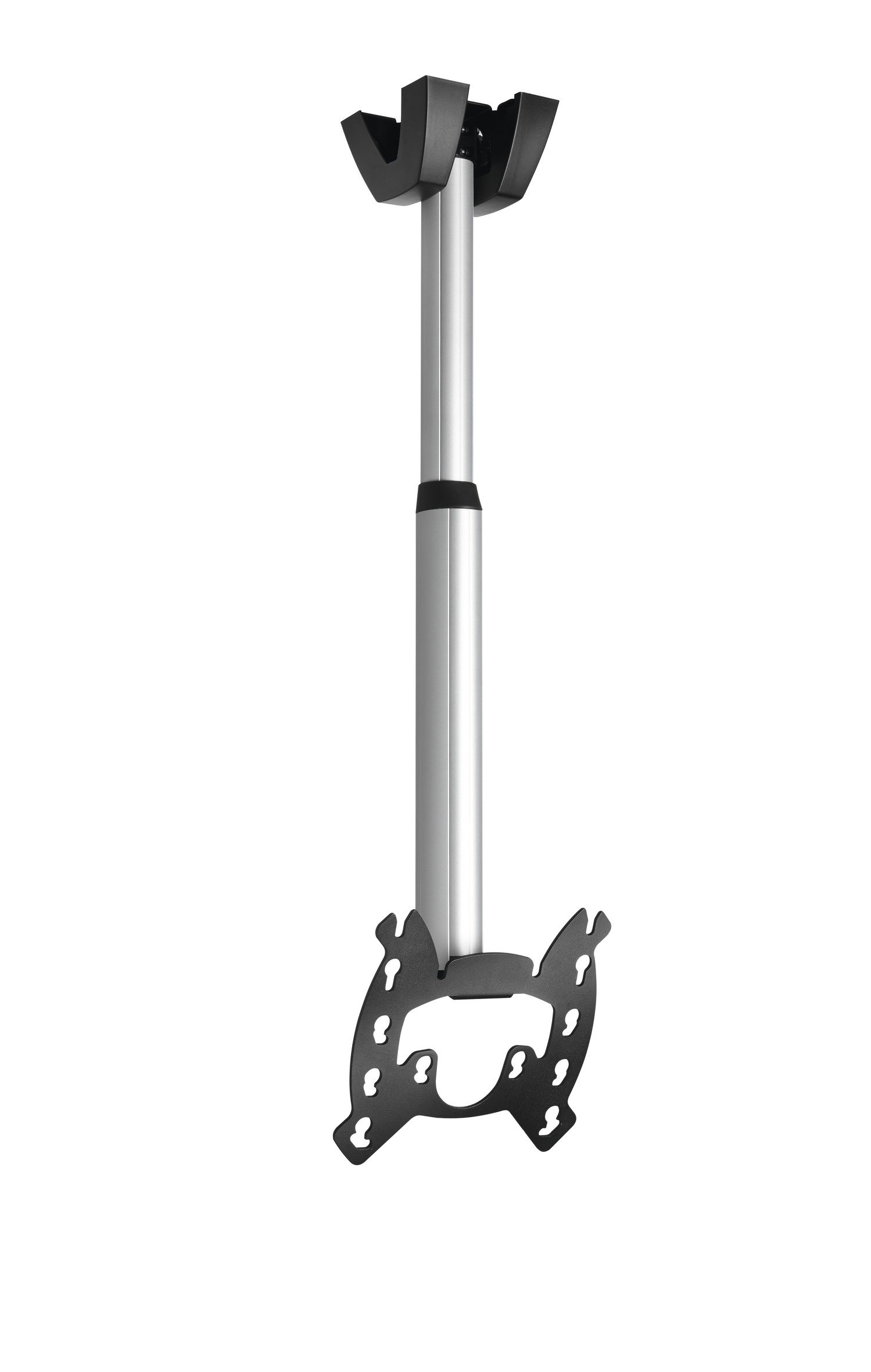Vogel's PFC 585 TV-Deckenhalterung für 48-106 cm (19-42 Zoll) Fernseher, Höhenverstellbar 850 bis 1350 mm, Drehbar und Neigbar, max. 15 kg, VESA max. 200 x 200, Universelle Kompatibilität, Silber,