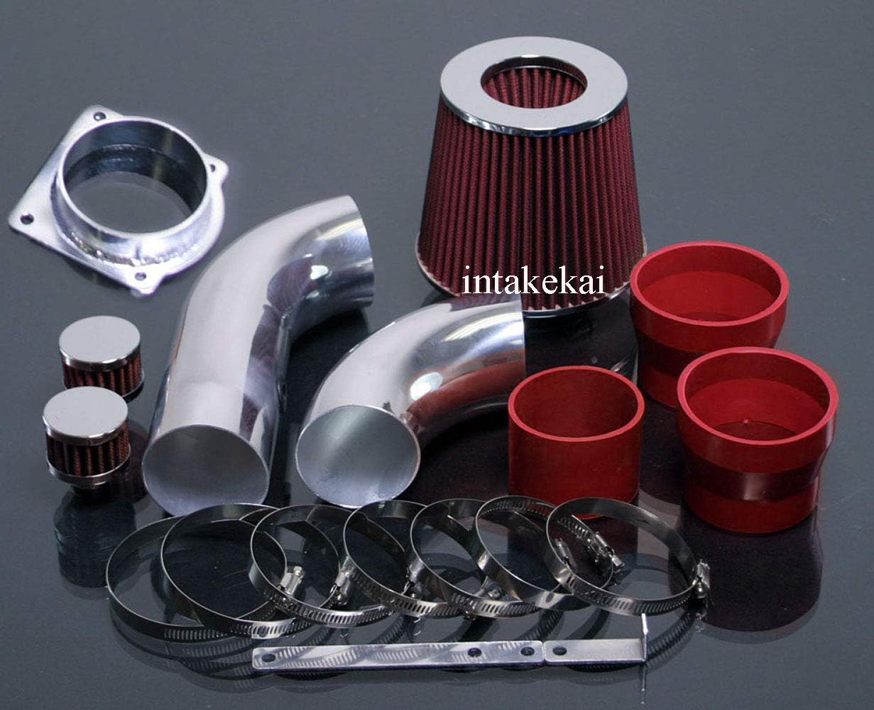 INTAKEKAI Performance Air Intake (Compatible with 1997-2000 FORD EXPLORER/RANGER 4.0L SOHC V6 MODELS)(RED)