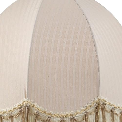 Miniatura 3 de Aspen Creative 34521, tela texturizada jacquard cosida a mano con flecos, 4 pulgadas superior x 16 pulgadas inferior x 12 pulgadas inclinada