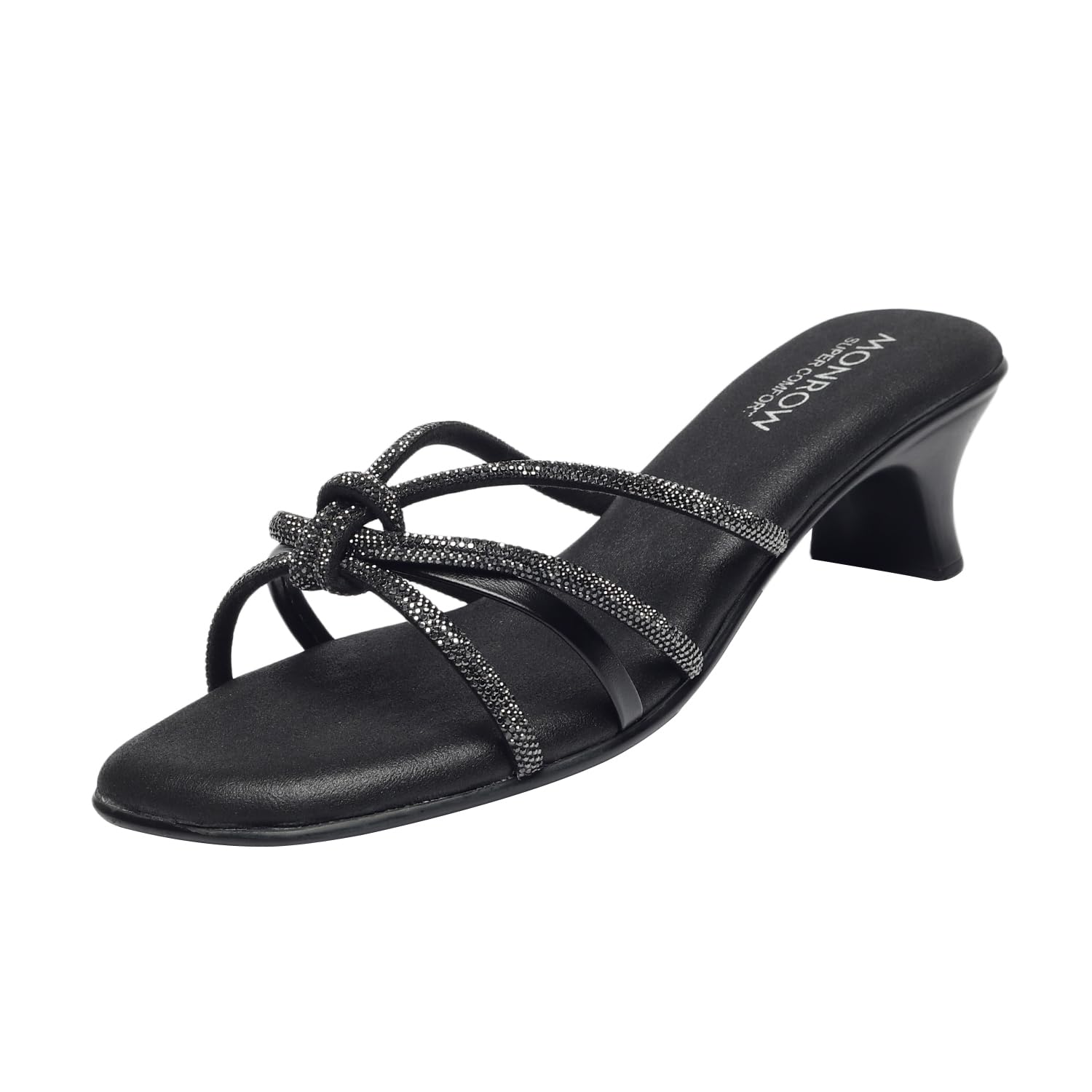 monrow Fancy and Stylish Trendy and Lightweight Casual Regularwear Vegan Kitten Heel for Women and Girls-picture-23