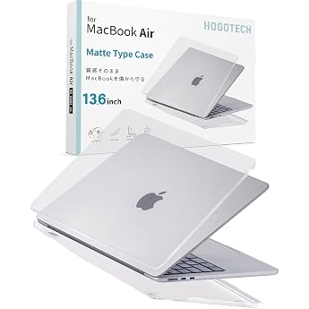2025 M4 Compatible 【Feels the Same, Protects from Scratches】MacBook Air 13.6 Inch M3 / M2 Case 2024 2022 Cover Clear Matte Co