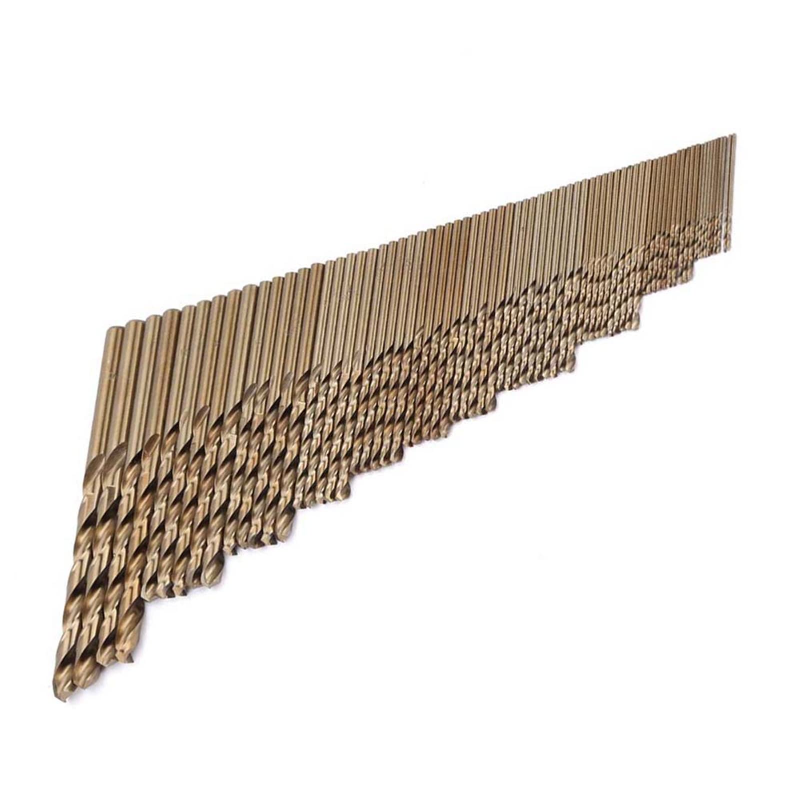 Artillery Set di Punte da Trapano, 74 Pezzi M35 HSS Set di Punte Elicoidali al Cobalto, 1,0-8,0 mm 135 Gradi Punte al Cobalto HSS in Acciaio Rapido per Metallo, Legno e Plastica