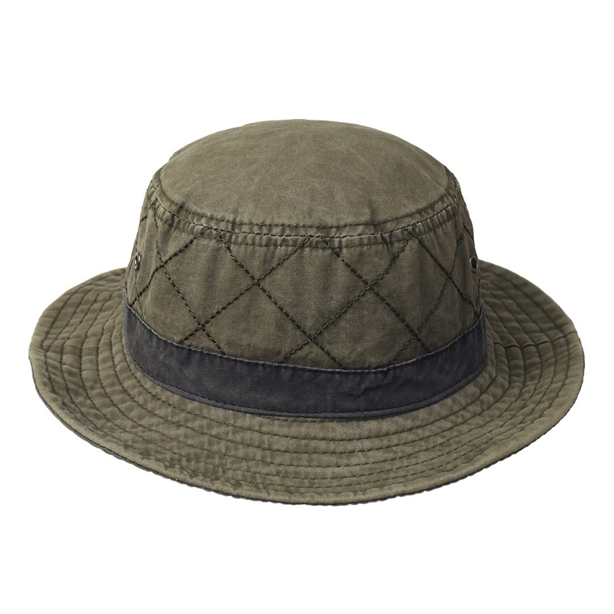 Cappelli da Pescatore per Uomo Donna Cappello in Cotone Lavato Cappello da Caccia per Pesca Cappellino per Protezione Solare Cappello da Sole per Esterni (Color : A, Size : 56) (A 7)