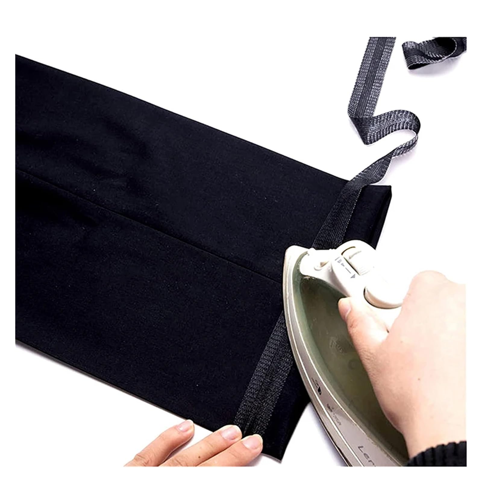 Klebeband zum Säumen, Saumverkürzung, selbstklebend, dauerhaft, waschbar, Bügelsaum, Kleidungsband, Nähband, Jeansstoff, Fusionsband, Saumband(White,5M)