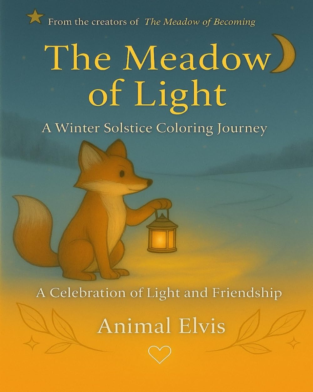 The Meadow of Light: A Winter Solstice Coloring Journey