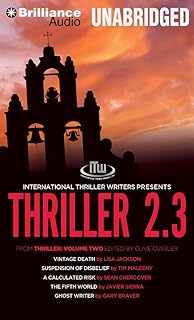 Thriller 2.3: Vintage Death, Suspension of Disbelief, A Calculated Risk, The Fifth World, Ghost Writer