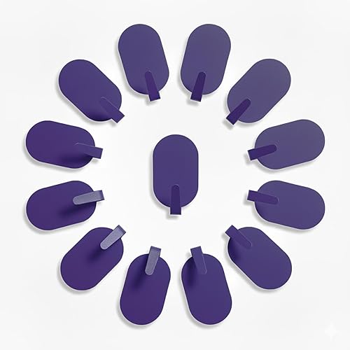 Miniatura 10 de Ganchos adhesivos de pared para colgar, paquete de 12 unidades, instalación sin taladro, ganchos extraíbles de acero inoxidable para baño, cocina,