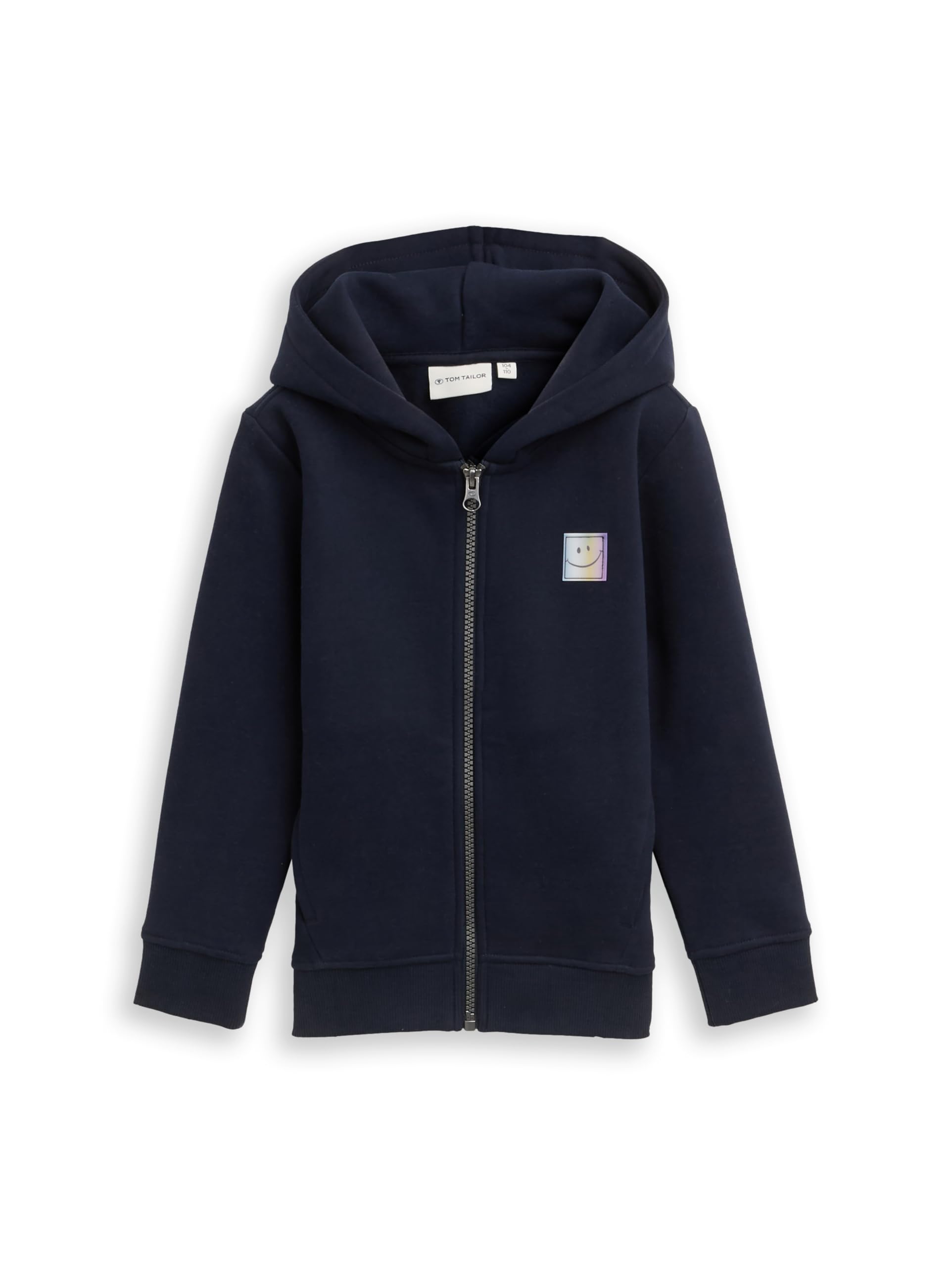 TOM TAILOR Jungen 1048549 Kinder Hoodie Sweatjacke und Rückenprint