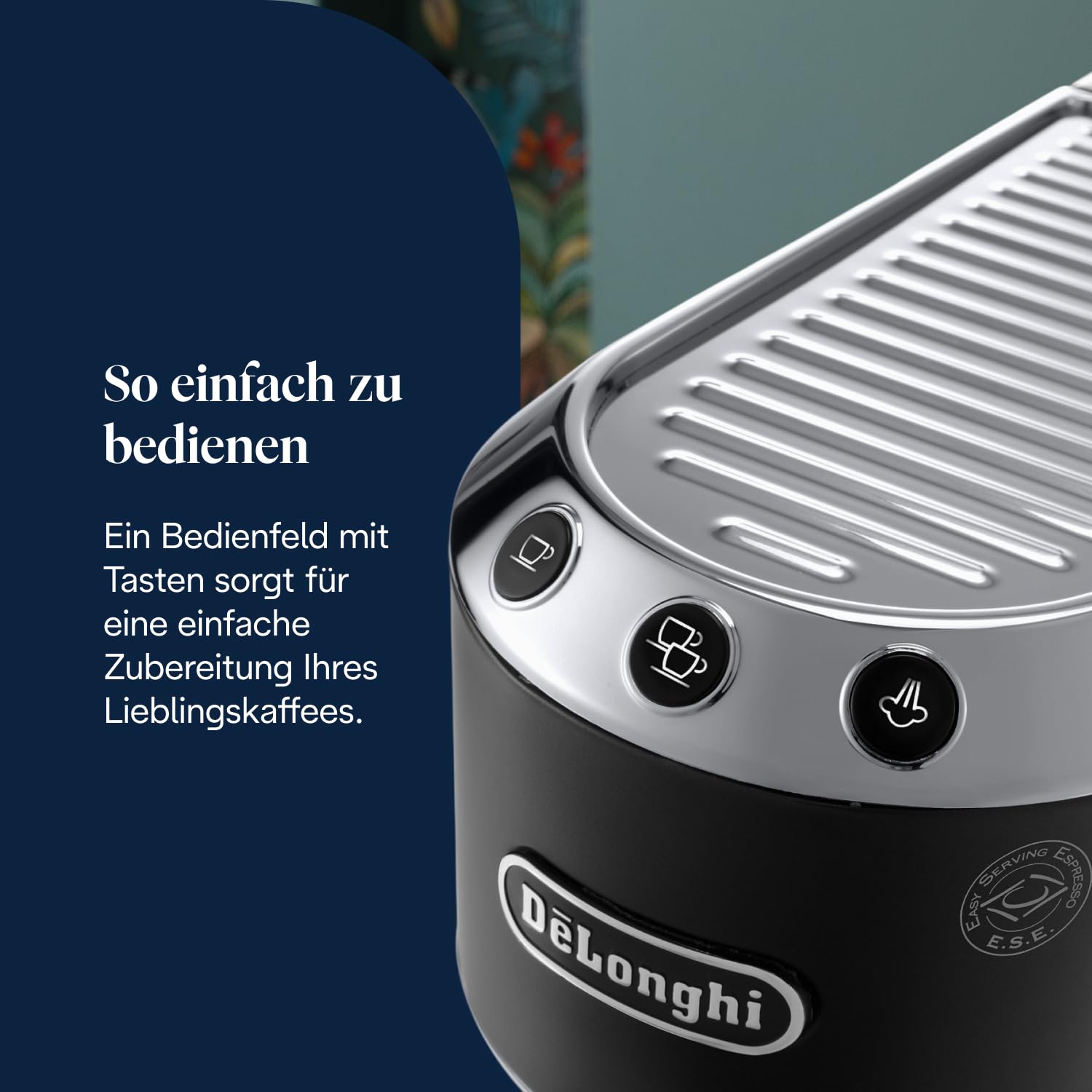 De'Longhi Dedica Style - Perfetto Kompakte Siebträgermaschine Espressomaschine mit Tasten – Bild 5