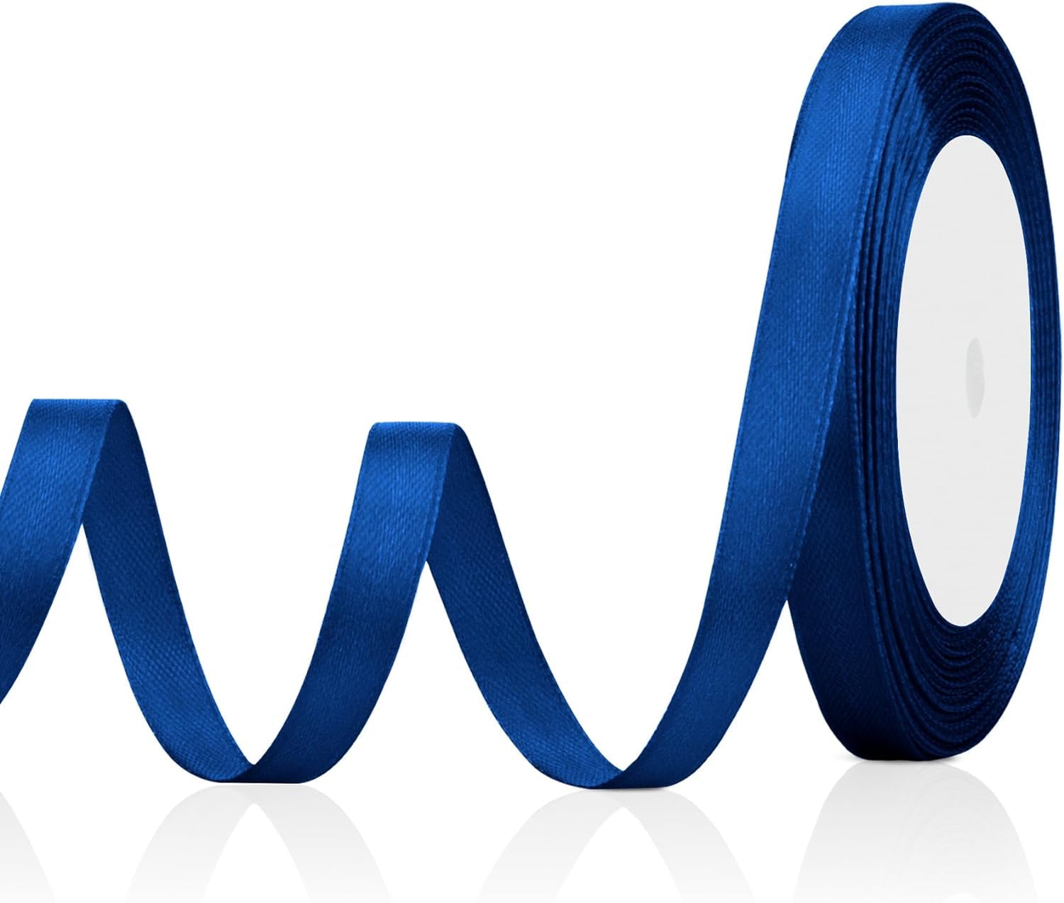 Osceola Satin Ribbon Perfect for Crafts, 18 Meter Ribbon Roll Wedding Décor, for Gift Packing, Wrapping, Hair Accessories, Flower Arranging, Home Decoration (Blue)