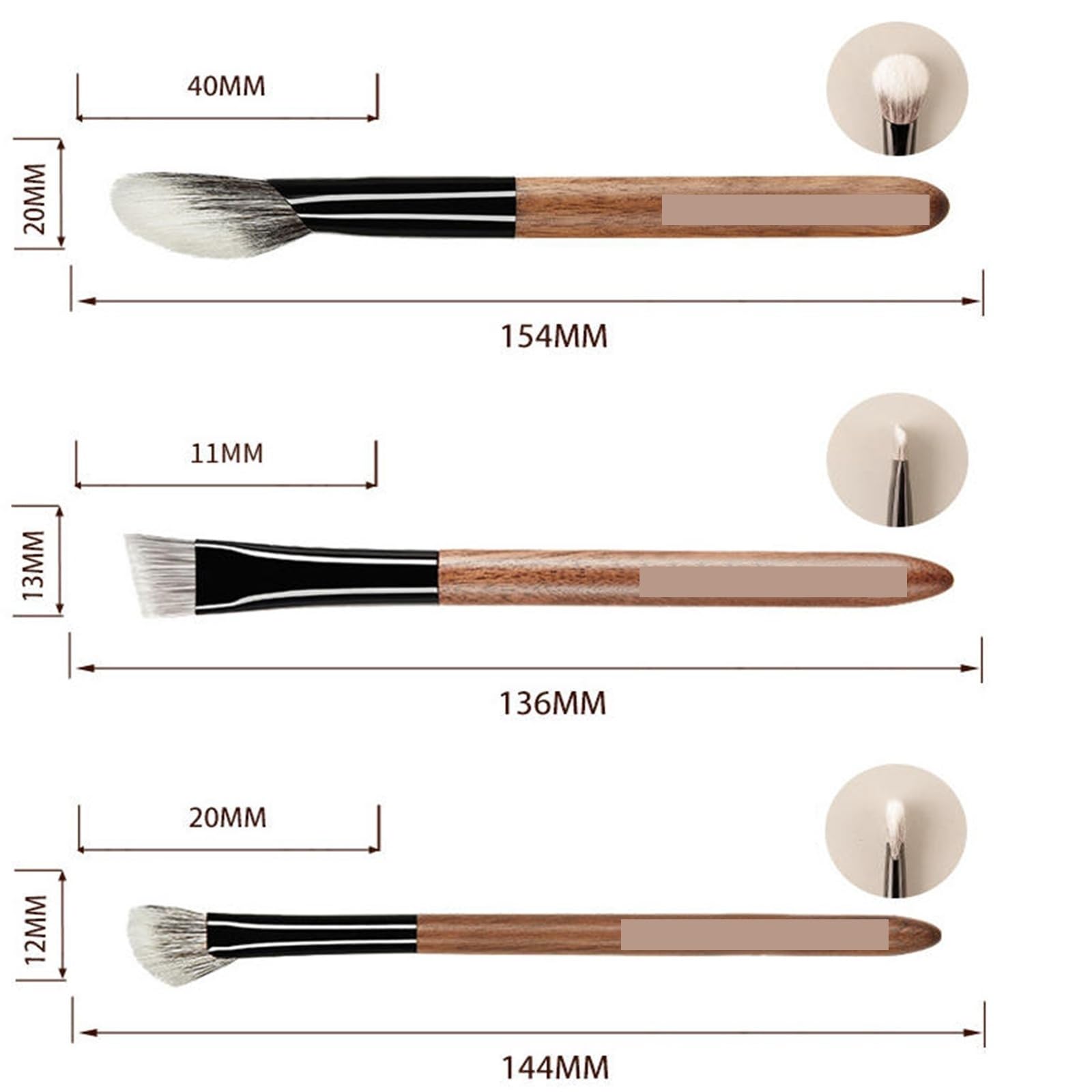Make-up-Pinsel 8 stück Von Make-Up Pinsel Set Foundation Make-up Aufhellung für Alle Frauen