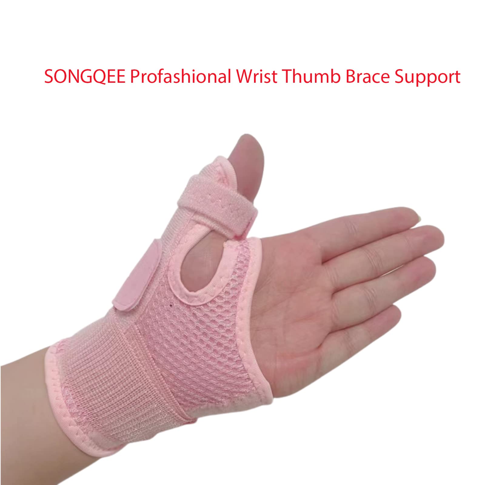 SONGQEE Wrist Thumb Support Splint Brace Hand Straps, Adjustable Sports Finger Guard for Carpal Tunnel Syndrome Arthritis - Image 2