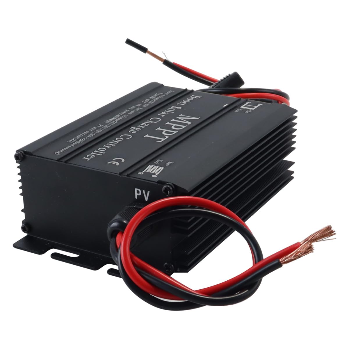 Ubric MPPT Régulateur de charge solaire boost avec affichage numérique, protection contre les surcharges et les courts-circuits, pour véhicules électriques (400 W)