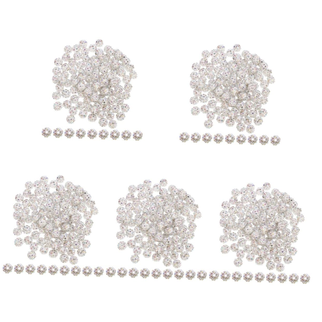Operitacx 500piezas Abalorios De Rhinestone Para Fabricación De Joyas Brillantes Para Pulseras y Manualidades