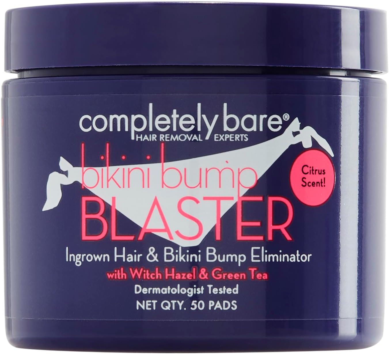 completely bare bikini bump BLASTER Ingrown Hair & Bikini Bump Eliminator Exfoliating AHAs