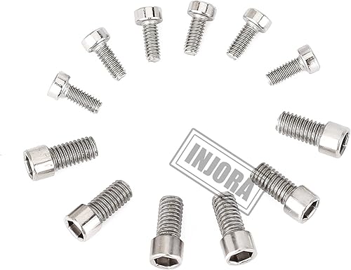Miniatura 5 de INJORA Kit de tornillos RC M2 M3 Kit de tornillos de metal para llantas 1.9 2.2 110 RC Car Crawler TRX4 Axial SCX10 90046 AXI03007