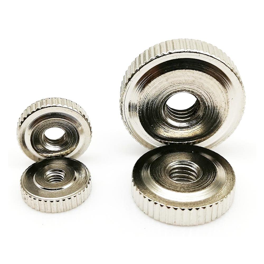 10pcs M3 M4 M5 M6 Steel Adjust Leveling Knurled Toolless Tighten Thumbnut Hand Thumb Nut Suitable for Printer-M4