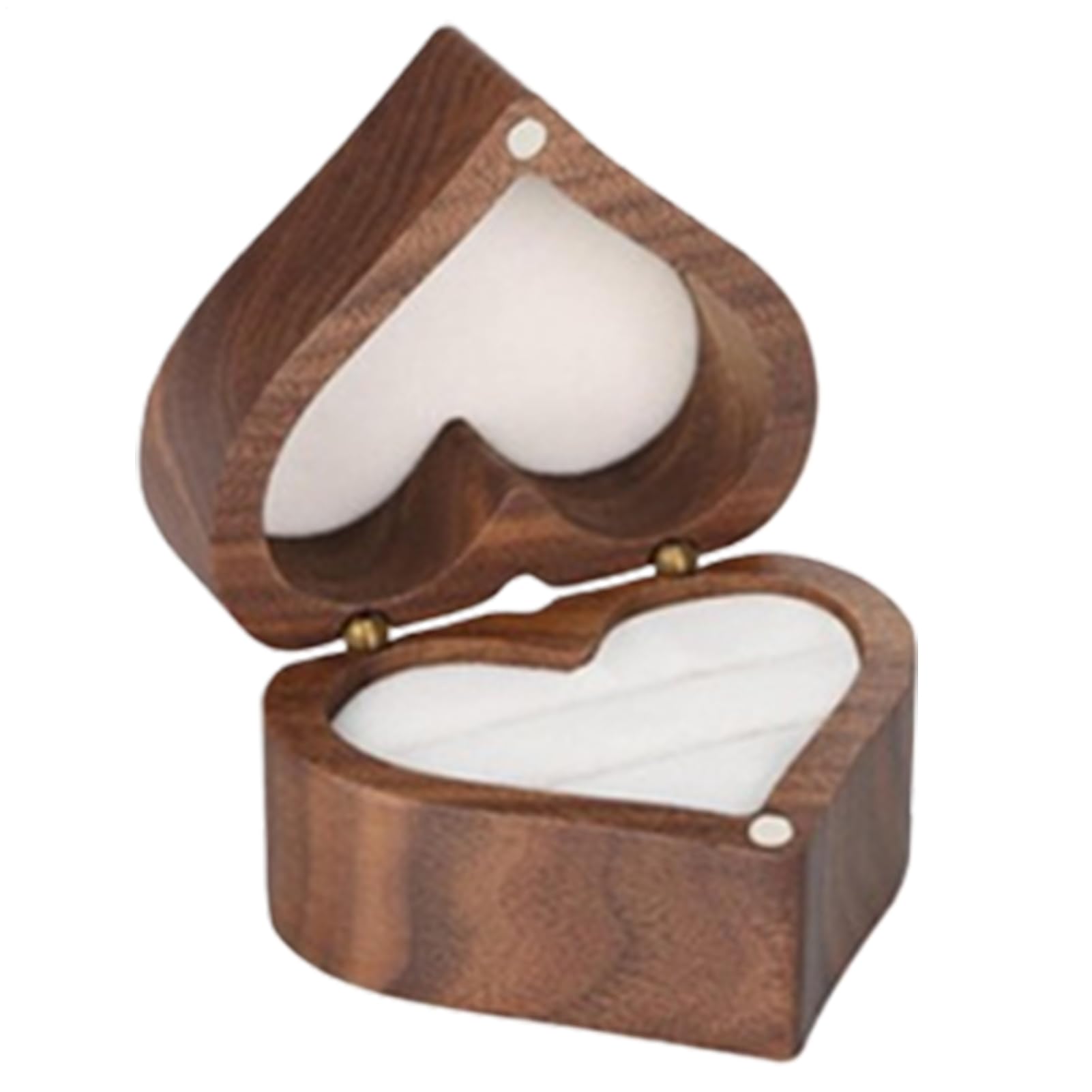 Soporte para joyas en forma de corazón para pedida de mano y tocador de noche elegante