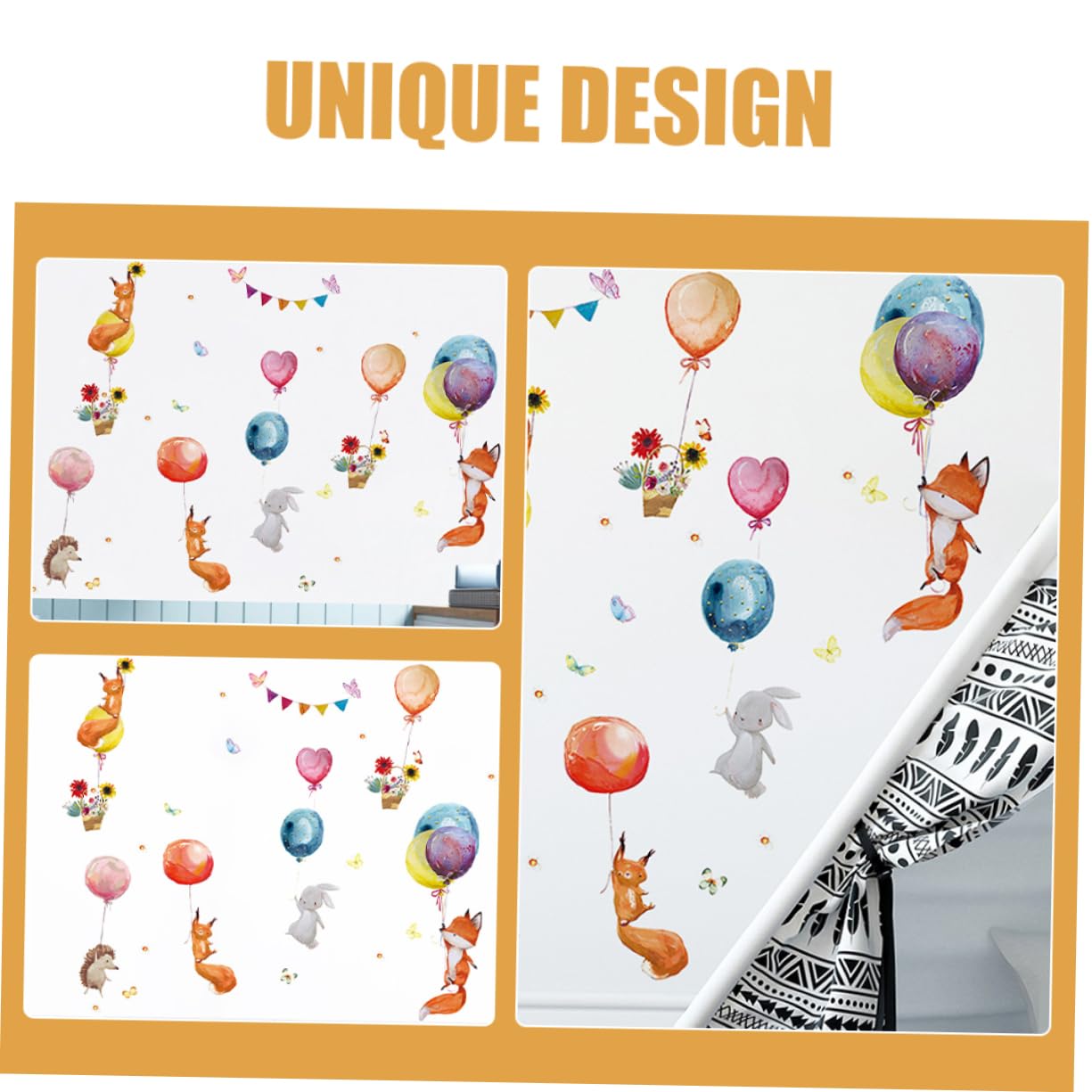 Lurrose 8 Set Di Adesivi Murali Per Camera Da Letto Adesivi Murali Per Cameretta Dei Adesivi Carini Adesivi Decorativi Estetici Per Pareti Per Per