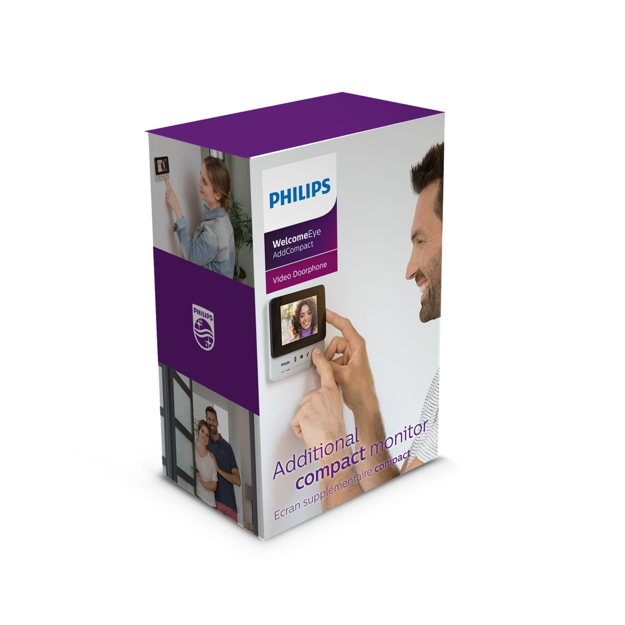 Philips 531005 Monitor Notebook Compact, Negro, 4,3"