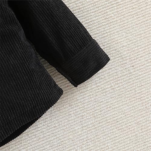 Toddler Boys Girls Shirt Hooded Jacket Ribbing Color Blocking Long Sleeved Children's Lapel Button Tops Clothes4