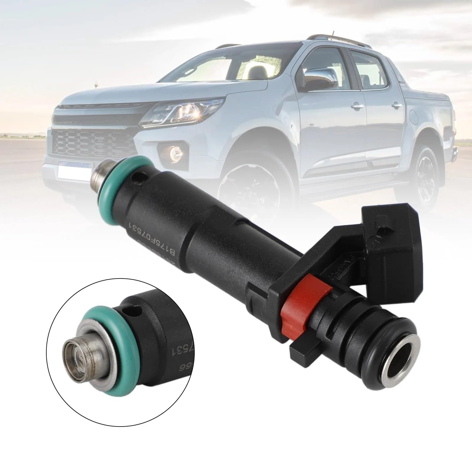 Wtryskiwacz paliwa samochodowego 1 sztuka wtryskiwacz paliwa 96800843 dla Chevrolet Spark 2011-2015 1.2L L4 INJ675 akcesoria samochodowe części zamienne