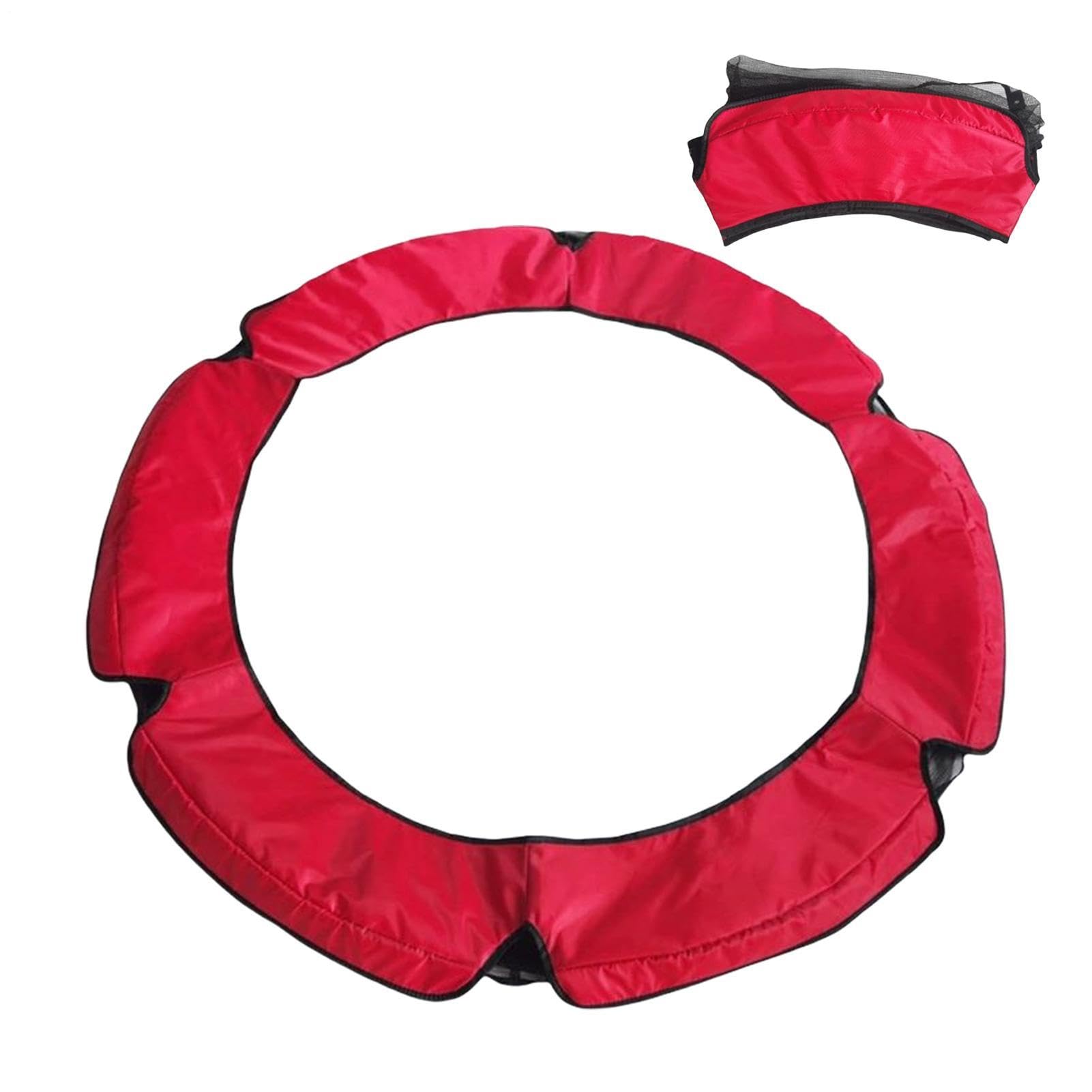 Copertura per trampolino – 140 cm PVC + PE tappeto elastico bordo bordo bordo anti-UV impermeabile resistente agli spugna di sicurezza 1,4 m per bambini adulti giardino