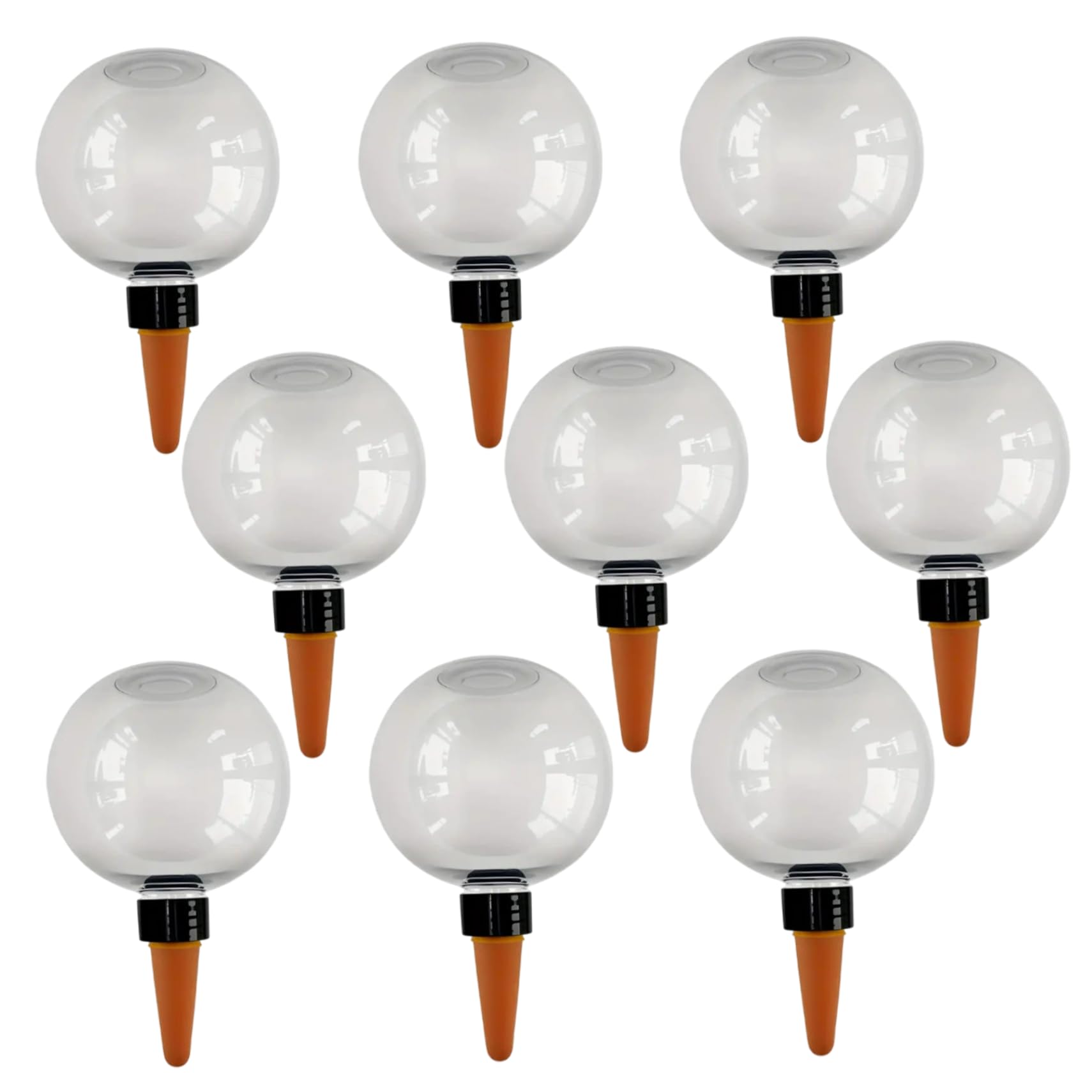 Arroseur Automatique pour planteslot de 9 Globes à arrosage automatique500 ML (17, 5 oz) en plastiqueremplissage par Le Haut et système d'arrosage à Diffusion Lente.