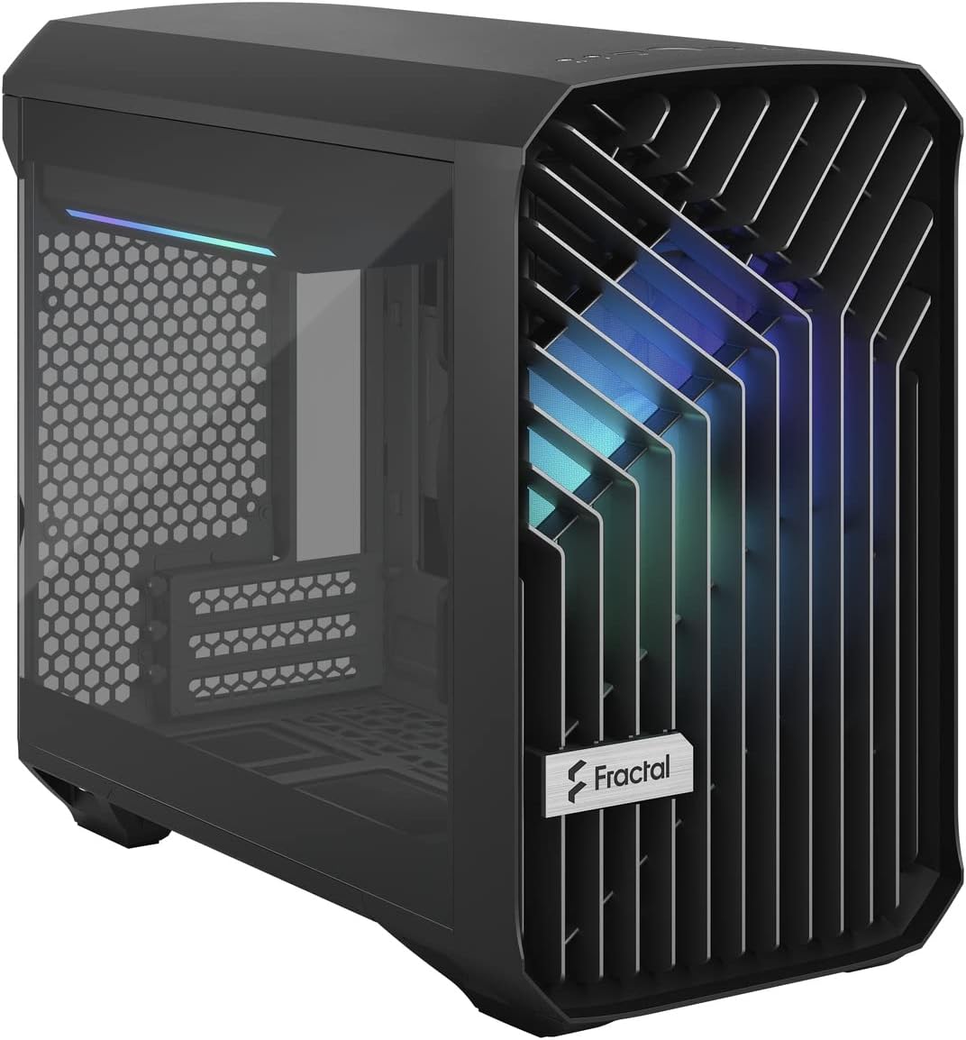 Fractal Design Torrent Nano RGB Black TG Light Tint Mini Tower PC Case FD-C-TOR1N-02 CS7892