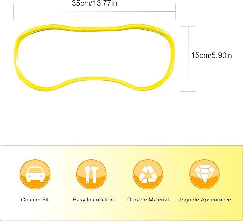 Miniatura 9 de Voodonala Para consolas centrales de cargador, tablero de instrumentos, accesorios interiores para Dodge Charger 2015-2024+, accesorios interiores