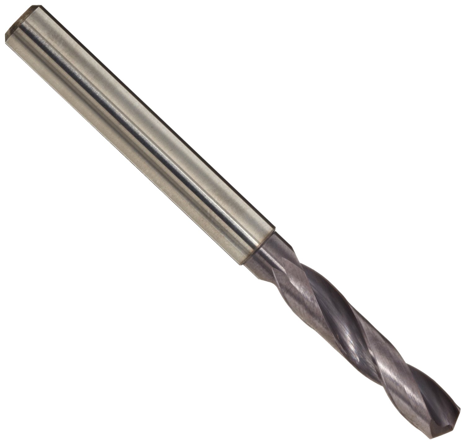 YG-1 Short Carbide Dream Short Length Drill Bit, TiAlN Finish, Straight Shank, Slow Spiral, 140 Degree, 9/32" Diameter x 3-89/128" Length (Pack of 1)