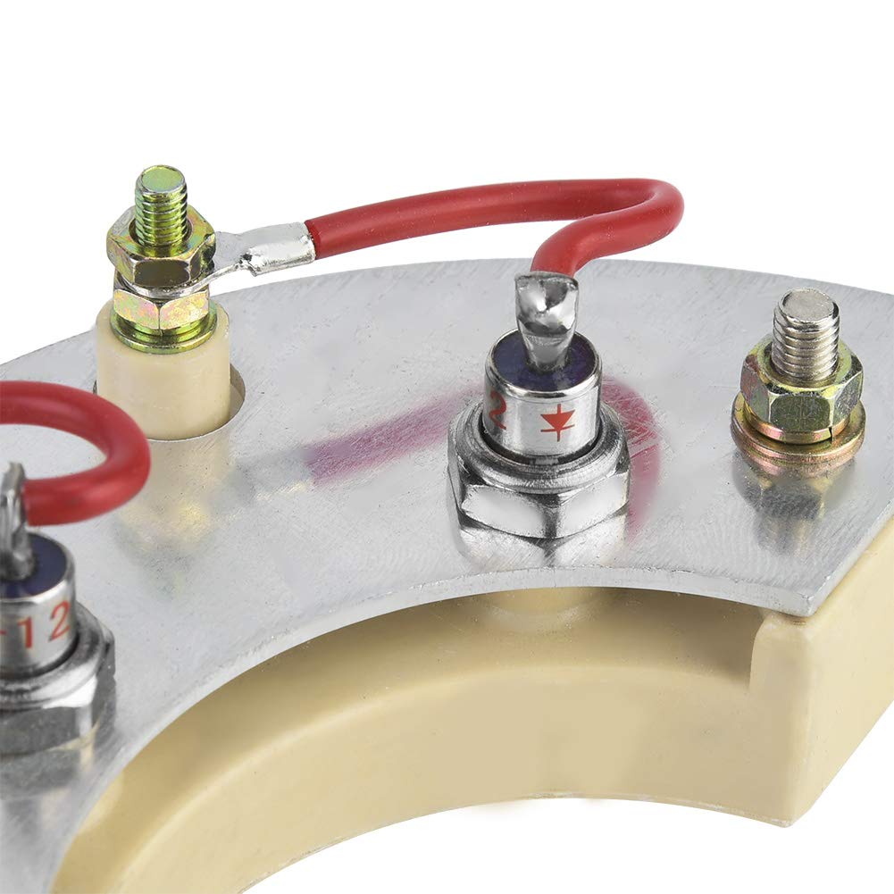 Oumefar 1200V 25A Rotating Rectifier Module Bridge Rectifier Generator Accessory Stable Diode Rectifier Kit for Brushless Generator