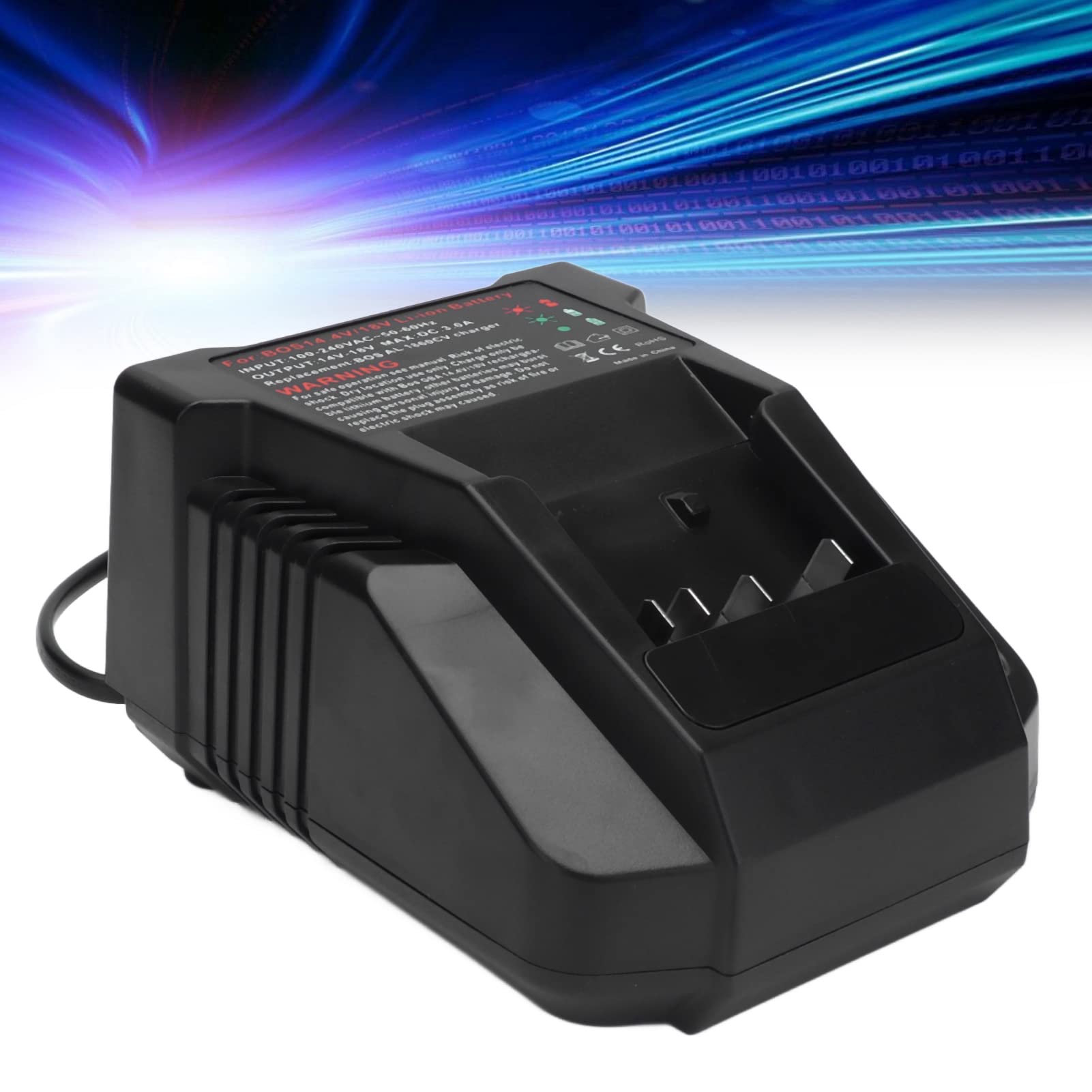 AC 100-240 V ładowarka do akumulatora litowego, 14 V-18 V Smart Battery Maininer do Bosch BC660 BC1880 zapasowe narzędzia elektryczne do szybkiego ładowania