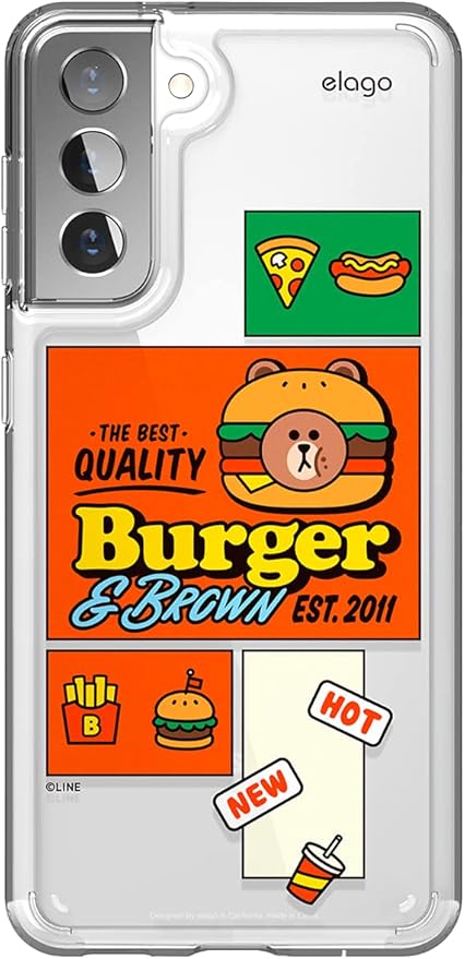 Amazon Elago Galaxy S21 5g 対応 ケース ラインフレンズ 公式 ライセンス 商品 クリア カバー 可愛い Lineフレンズ スマホケース 耐衝撃 クリアケース Samsung Galaxys21 ギャラクシーs21 ギャラクシーs21 Scg09 Sc 51b 対応 Line Friends