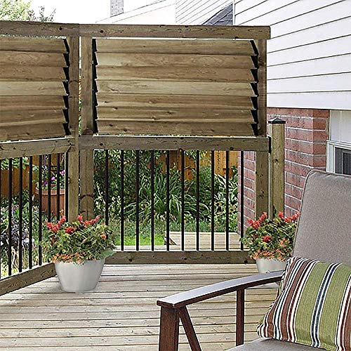 Nuvo Iron Louver Blinds & Shutter System - Hardware Kit (Designed For Use Of Up To 48" W) - Lsb48 (2 Pack) #TOP6