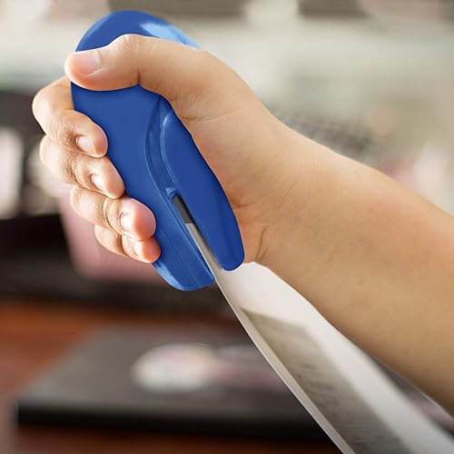 Miniatura 36 de Plus Paper Clinch - Engrapadora de escritorio sin grapas, color verde Verde Premium