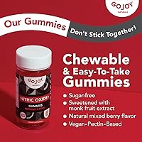 Vista 6 de Vegan Sugar Free Nitric Oxide Gummies with Beet Root, L-Citrulline, Hawthorn Berry, Pine Bark - Nitric Oxide Supplements for Men & Women (60 Count)