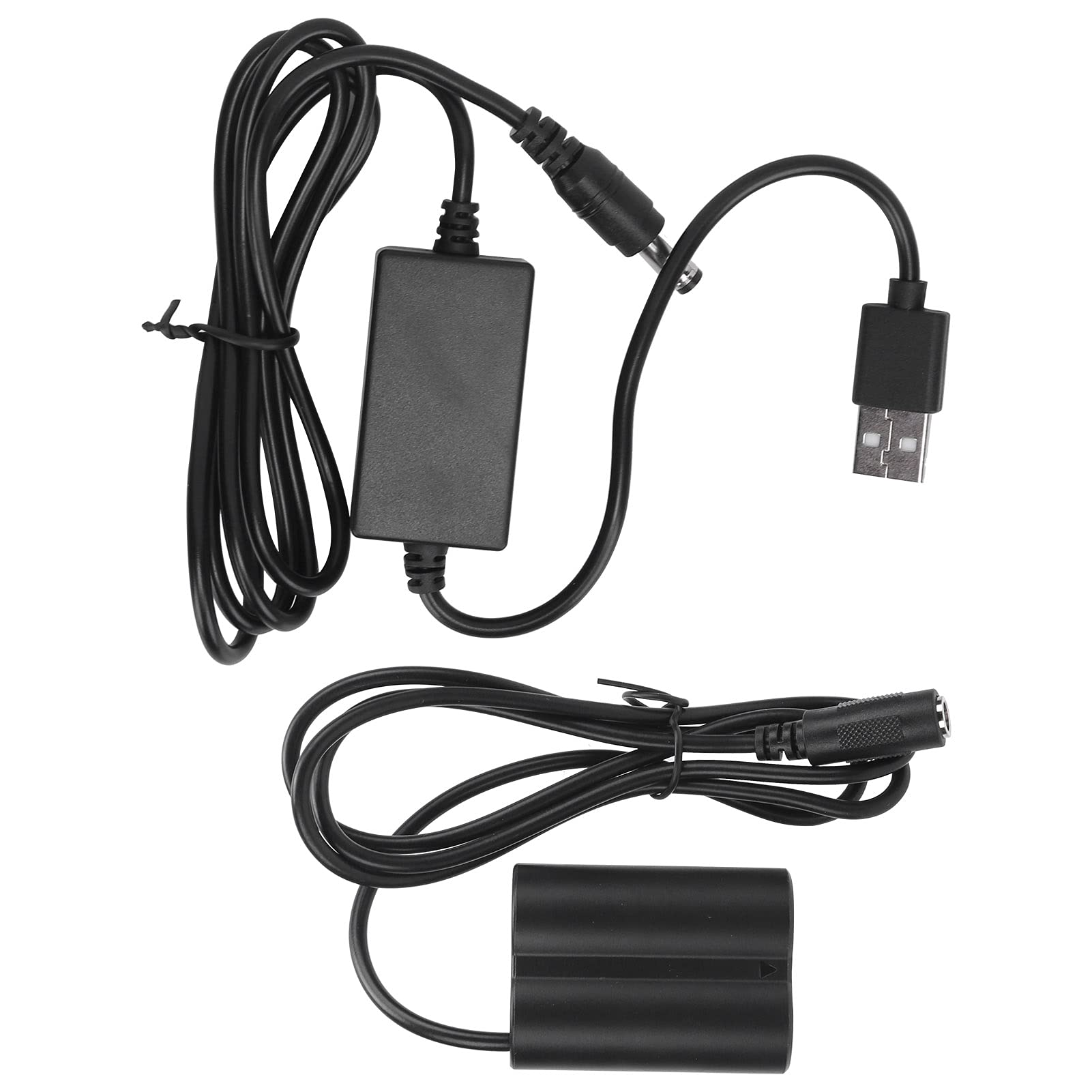 Generic Adattatore USB per Batteria Fittizia NP-W235 con Accoppiatore CC per Alimentazione Affidabile per XT-4 / GFX100S Realizzato in Plastica di Alta qualità