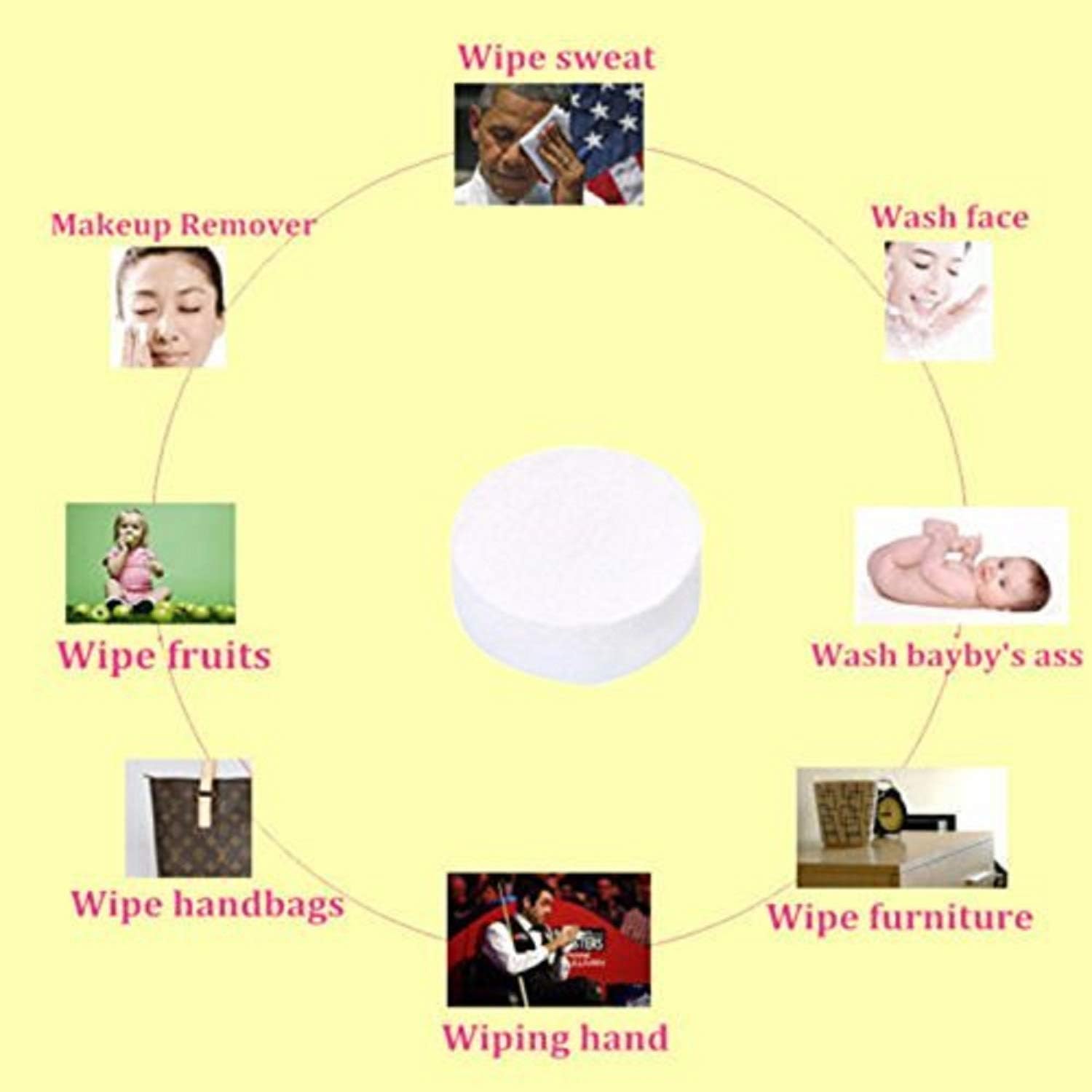 product pieces disposable compressed outdoor Photo