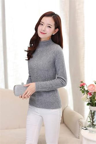 Miniatura 4 de Hilo 100% de cachemira, 3.53 oz de lana mongol lujosamente suave de cachemira pura para tejer ganchillo (azul celoso)