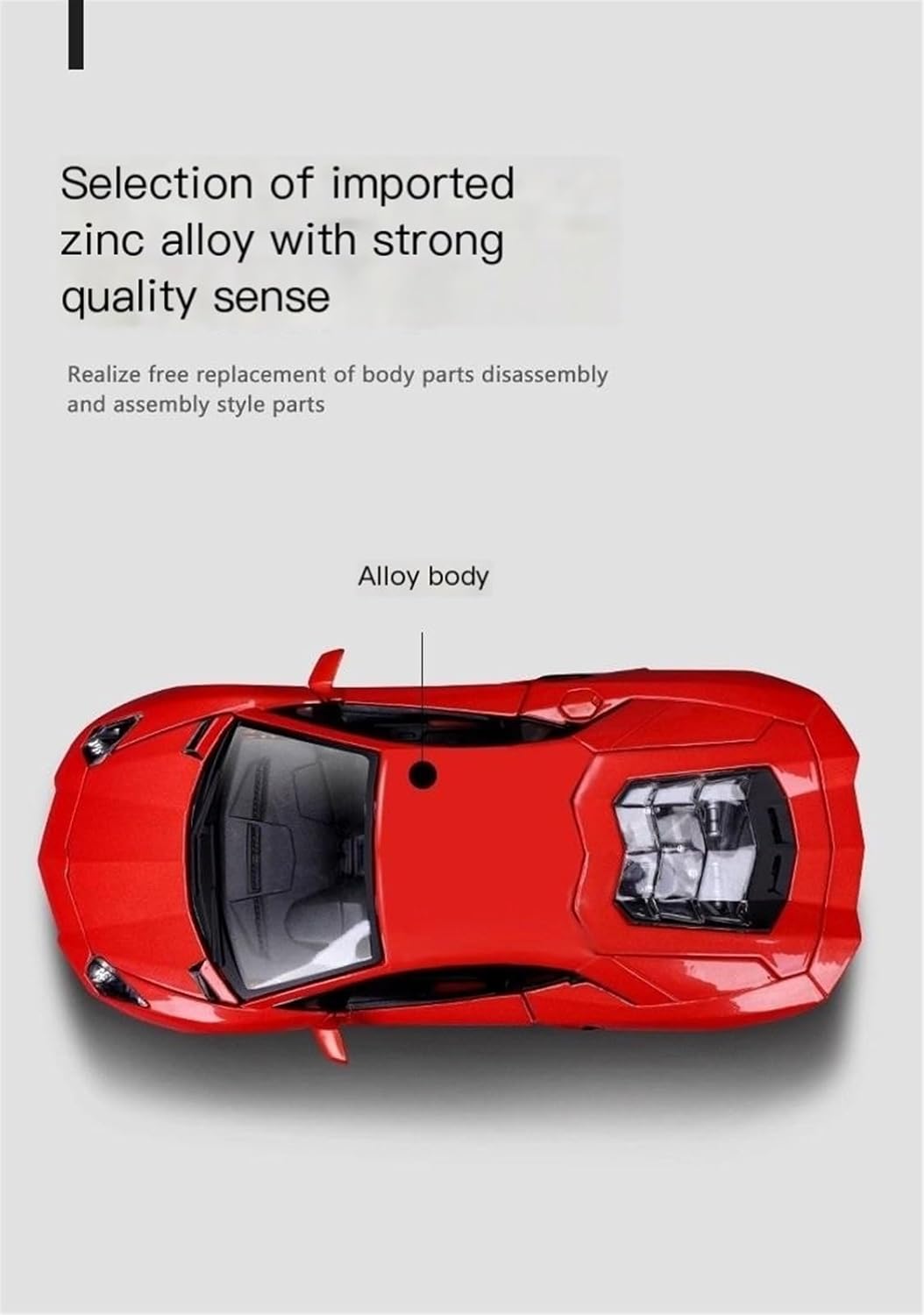 1:18 Multi assembled alloy car model assembly car model