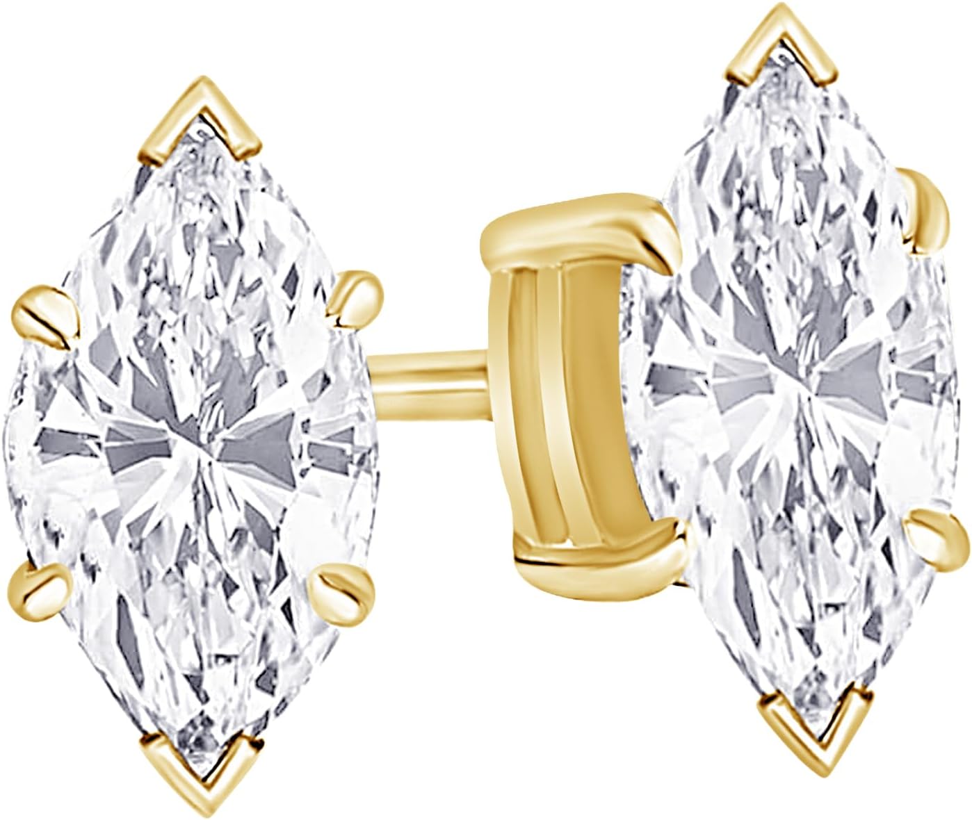 IGI Lab-Grown Diamond Stud Earrings - 4 Prong
