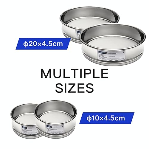 Miniatura 2 de Malla de los tamices del laboratorio 20, malla del tamiz #20 de la prueba de la economía, 4" diámetro, paño de alambre del acero inoxidable 304