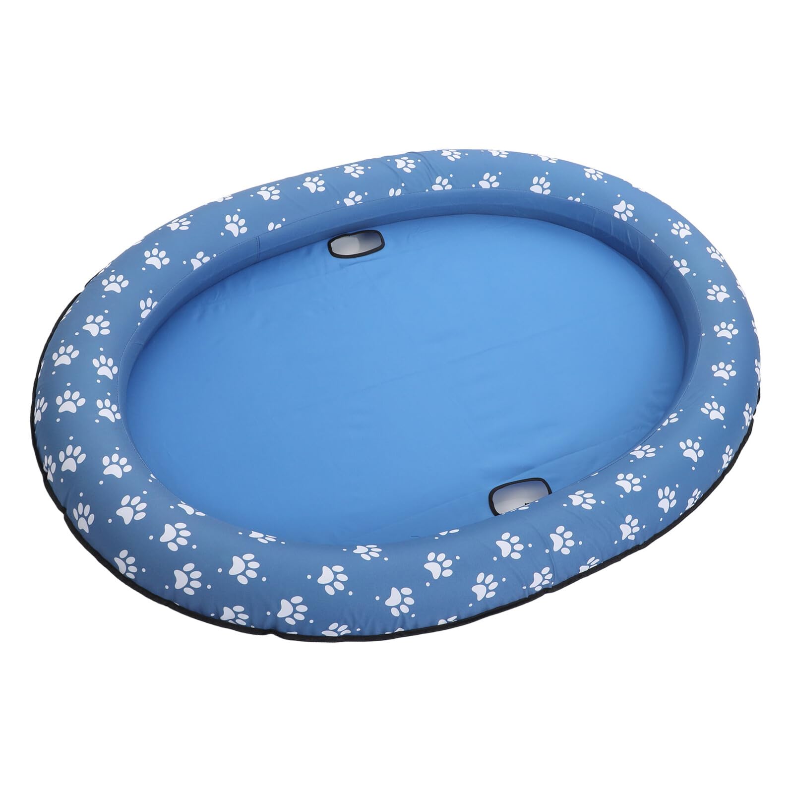 ORFOFE Piscina Gonfiabile Materassino Galleggiante Blu per Domestici Pieghevole Facile da per per